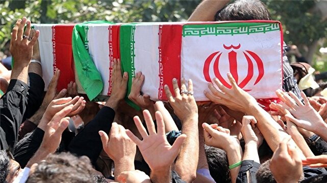 پیکر مطهر ۳ شهید گمنام در بیرانشهر تشییع شد